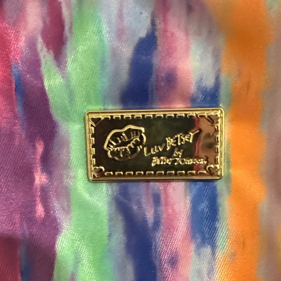 Luv Betsy Betsy Johnson Multicolor Overnight Tote with Pouch - Picture 2 of 3